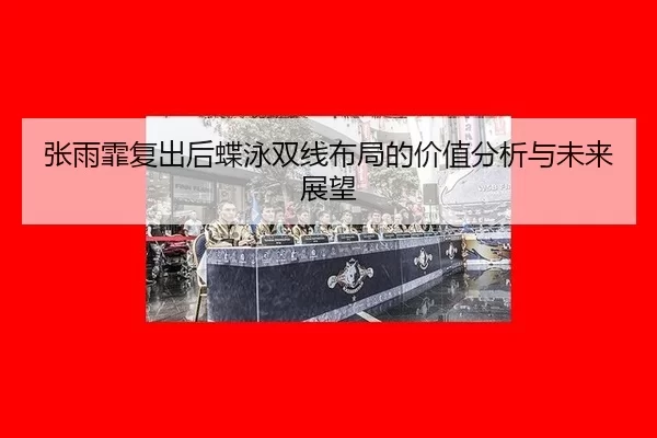 张雨霏复出后蝶泳双线布局的价值分析与未来展望